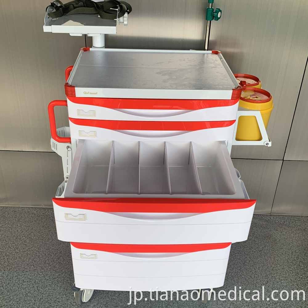 Medical Practical Emergency Trolley